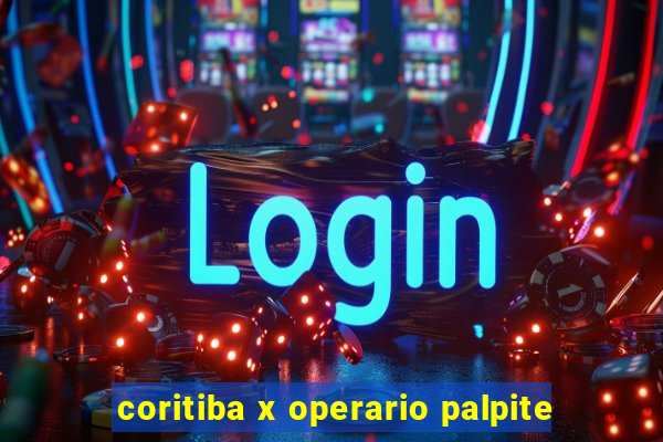 coritiba x operario palpite